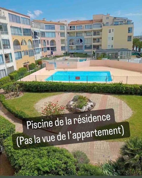 Superbe Appartement 6 Personnes Avec Piscine Secteur Richelieu, A 400M De La Plage Et A 650M Du Centre Port Agde Εξωτερικό φωτογραφία